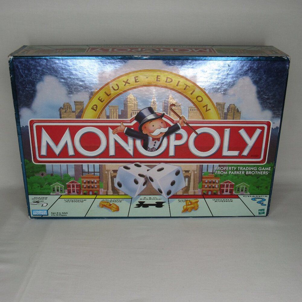 Deluxe Edition MONOPOLY Parker Brothers Complete 1998